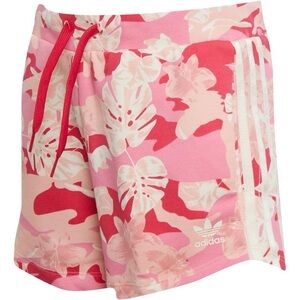 adidas junior 3-stripes all over print shorts